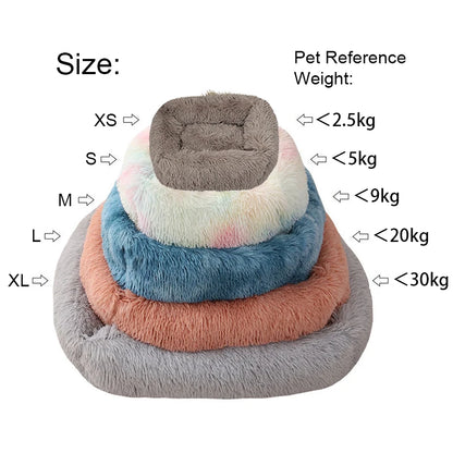 Warm Plush Rectangle Dog Bed