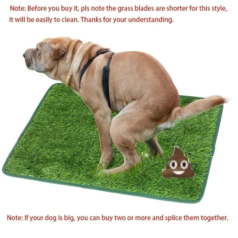 Washable Reusable Artificial Grass Dog Toilet Mat