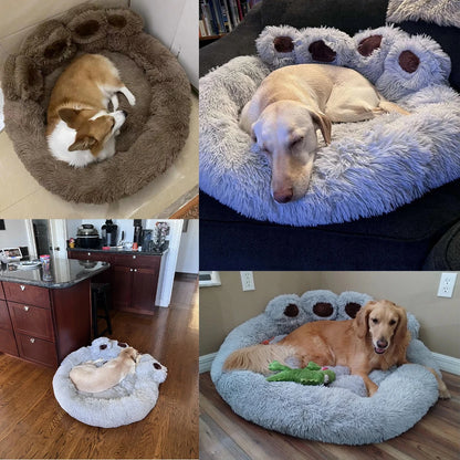 Fluffy Plush Dog Bed