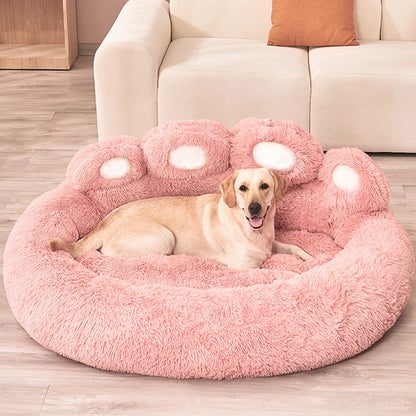 Fluffy Plush Dog Bed