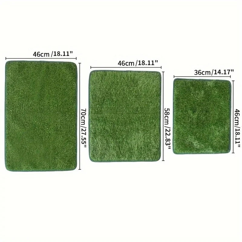 Washable Reusable Artificial Grass Dog Toilet Mat