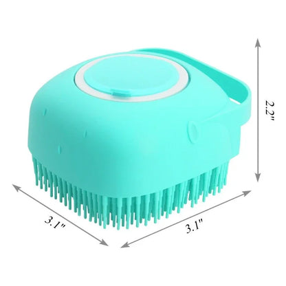 Soft Silicone Dog Shampoo Brush