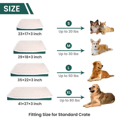 Removable Zipper Dog Bed Mat