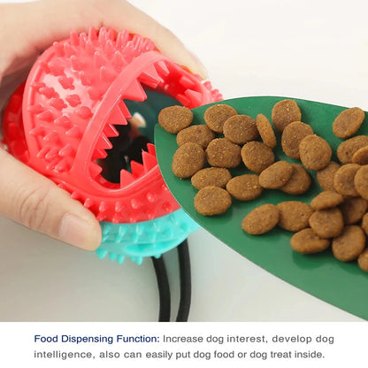 Interactive Suction Cup Dog Ball Toy