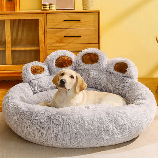 Fluffy Plush Dog Bed