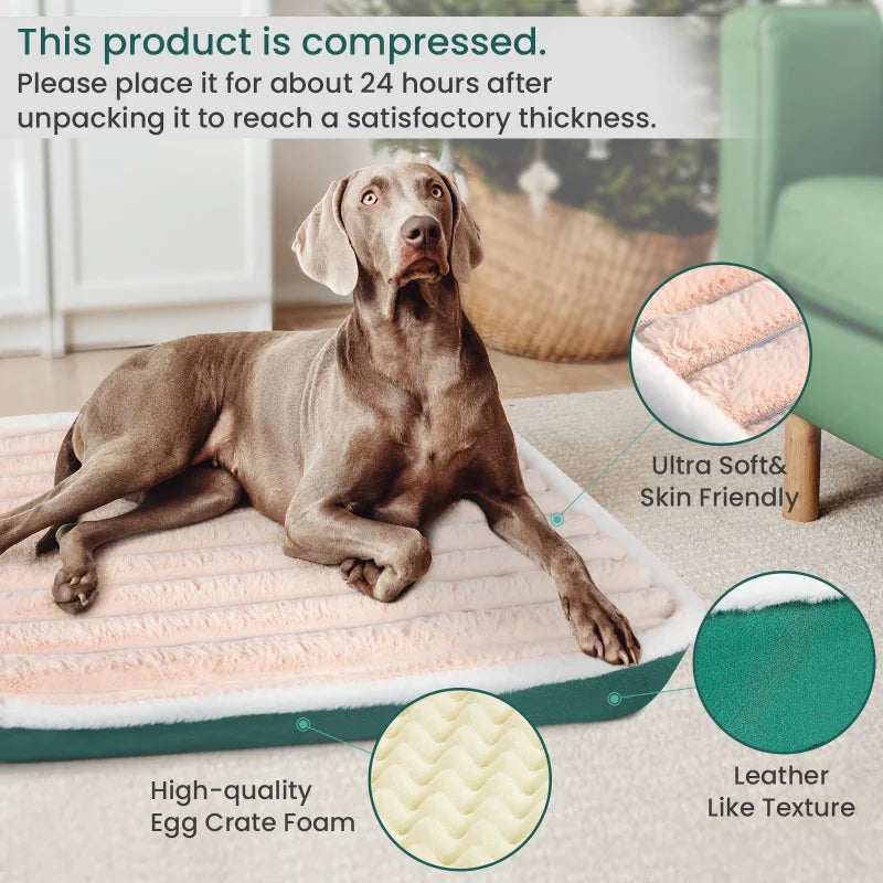 Removable Zipper Dog Bed Mat